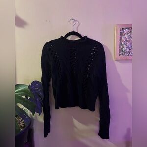 Ripped Knit Sweater